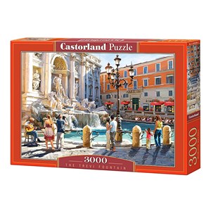 Castorland (C-300389) - Richard Macneil: "The Trevi Fountain" - 3000 brikker puslespil