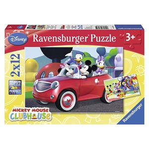 Ravensburger (07565) - "Mickey and His Friends" - 12 brikker puslespil