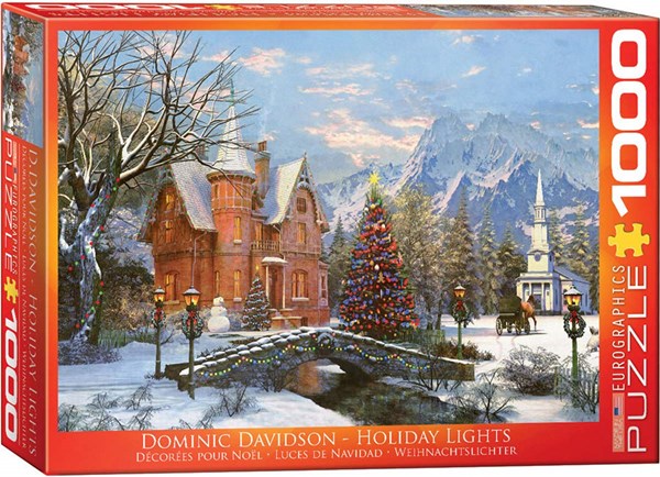 Eurographics (6000-0669) - Dominic Davison: "Holiday Lights" - 1000 brikker puslespil