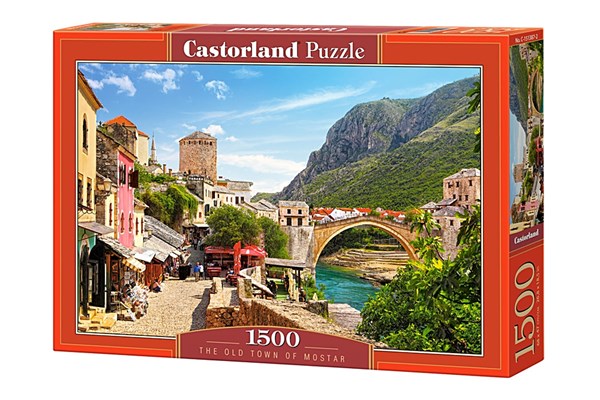 Castorland (C-151387) - "The Old Town of Mostar" - 1500 brikker puslespil