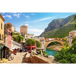 Castorland (C-151387) - "The Old Town of Mostar" - 1500 brikker puslespil