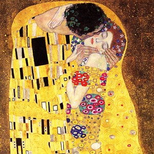 Puzzle Michele Wilson (Z108) - Gustav Klimt: "The Kiss" - 30 brikker puslespil