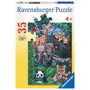 Ravensburger (08601) - "Animal Kingdom" - 35 brikker puslespil