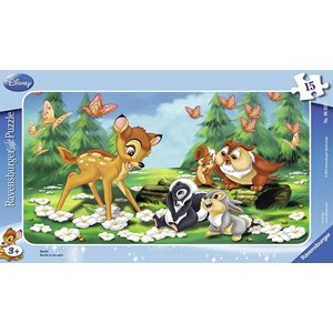 Ravensburger (06039) - "Bambi and his Friends" - 15 brikker puslespil