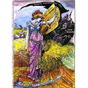 Grafika (00508) - "Affiche Genetic Engineering Inc., 1898" - 2000 brikker puslespil