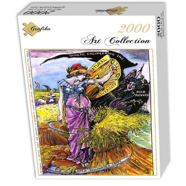 Grafika (00508) - "Affiche Genetic Engineering Inc., 1898" - 2000 brikker puslespil