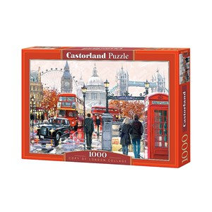 Castorland (C-103140) - Richard Macneil: "London Collage" - 1000 brikker puslespil