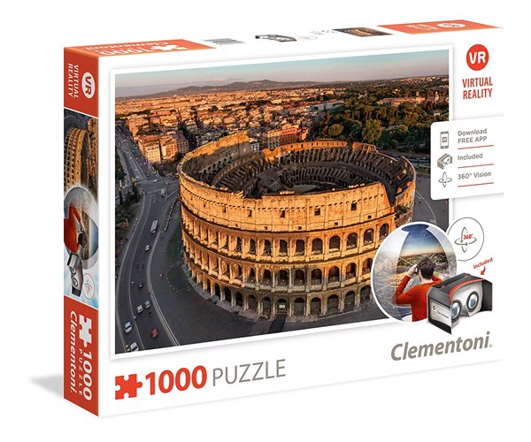 Clementoni (39403) - "Rome" - 1000 brikker puslespil
