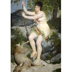 Grafika (01889) - Pierre-Auguste Renoir: "Diana, 1867" - 1000 brikker puslespil