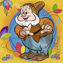 Ravensburger (15242) - "Happy" - 500 brikker puslespil