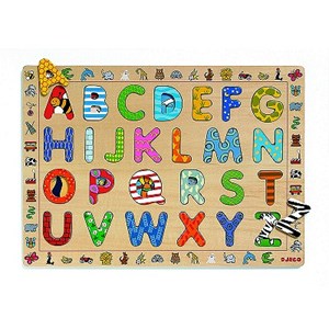 Djeco (01800) - "ABC Letters" - 26 brikker puslespil