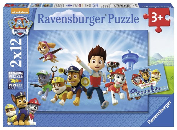 Ravensburger (07586) - "Paw Patrol" - 12 brikker puslespil