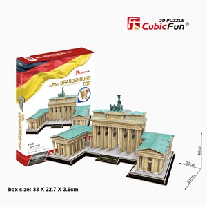 Cubic Fun (MC207h) - "Brandenburg Gate, Berlin" - 150 brikker puslespil