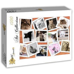 Grafika (T-00382) - "Cats" - 1500 brikker puslespil
