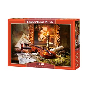 Castorland (C-103621) - "Still Life with Violin and Painting" - 1000 brikker puslespil