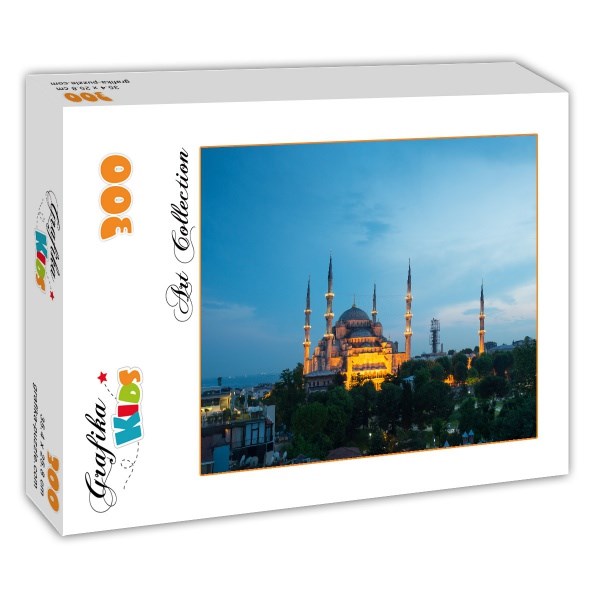 Grafika (00404) - "Blue Mosque, Turkey" - 300 brikker puslespil