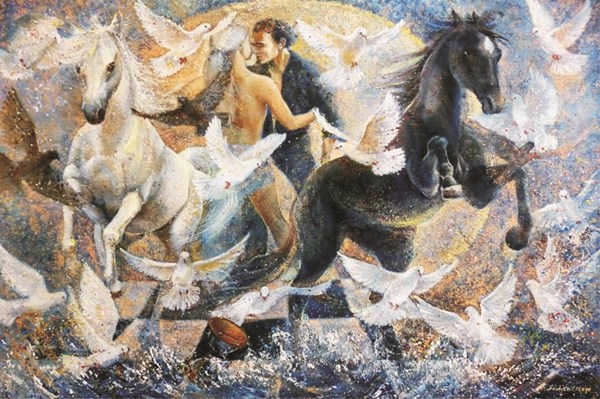 Gold Puzzle (61017) - "In the Cycle of Nature Feelings" - 2000 brikker puslespil