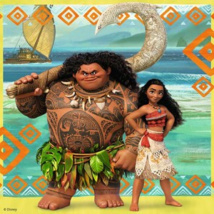 Ravensburger (21272) - "Vaiana + Memory" - 25 36 49 brikker puslespil