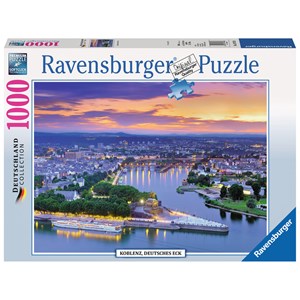 Ravensburger (19782) - "Koblenz" - 1000 brikker puslespil