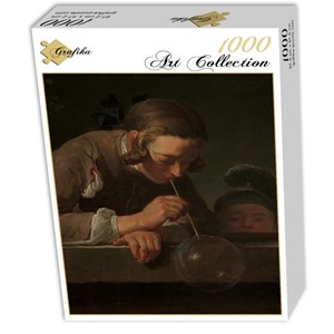 Grafika (01123) - Jean-Baptiste-Siméon Chardin: "Soap Bubbles, 1739" - 1000 brikker puslespil