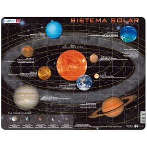 Larsen (SS1-ES) - "Sistema Solar - ES" - 70 brikker puslespil