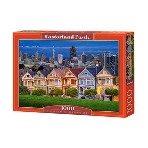 Castorland (C-103751) - "Painted Ladies, San Francisco" - 1000 brikker puslespil