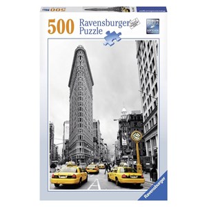 Ravensburger (14487) - "Flat Iron New York City" - 500 brikker puslespil