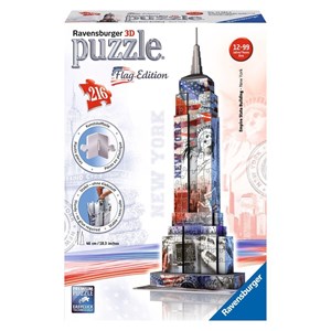 Ravensburger (12583) - "Empire State Building" - 216 brikker puslespil