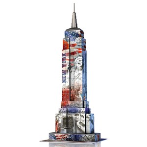 Ravensburger (12583) - "Empire State Building" - 216 brikker puslespil