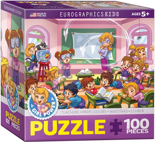 Eurographics (8100-0569) - "Teachers" - 100 brikker puslespil