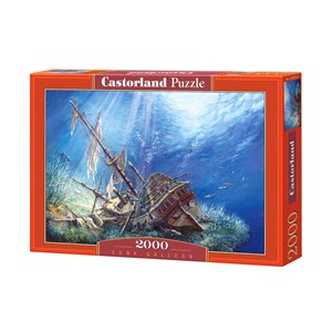 Castorland (C-200252) - "Sunk Galleon" - 2000 brikker puslespil