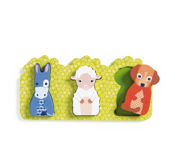 Djeco (01070) - "Rosalie" - 3 brikker puslespil