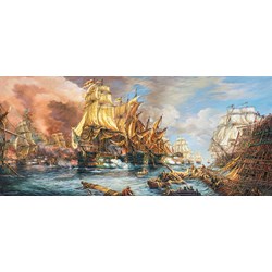 Castorland (B-060252) - "Battle at the Sea" - 600 brikker puslespil