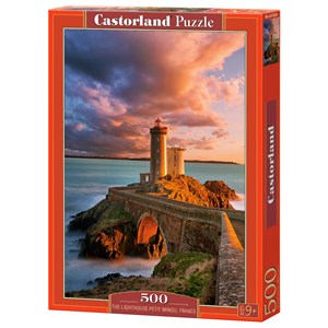 Castorland (B-52530) - "The Lighthouse Petit Minou, France" - 500 brikker puslespil