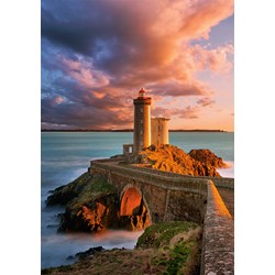 Castorland (B-52530) - "The Lighthouse Petit Minou, France" - 500 brikker puslespil