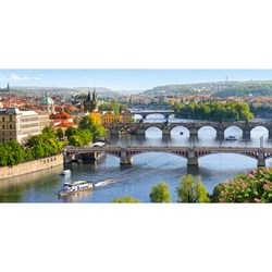 Castorland (C-400096) - "Vltava broerne i Prag" - 4000 brikker puslespil
