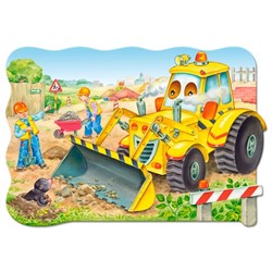 Castorland (C-02139) - "Bulldozer in Action" - 20 brikker puslespil