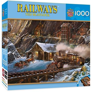 MasterPieces (71655) - Ted Blaylock: "When Gold Ran the Rails" - 1000 brikker puslespil