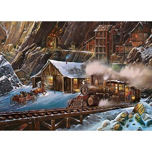 MasterPieces (71655) - Ted Blaylock: "When Gold Ran the Rails" - 1000 brikker puslespil