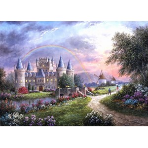 Grafika (T-00496) - Dennis Lewan: "Inverary Castle" - 1000 brikker puslespil