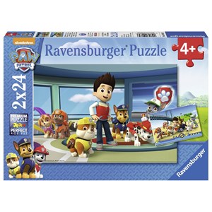 Ravensburger (07598) - "Paw Patrol, Ryder and his friends" - 24 brikker puslespil