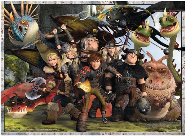 Ravensburger (13198) - "Dragons" - 300 brikker puslespil