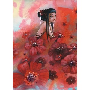 Grafika Kids (00766) - Misstigri: "Pivoines" - 24 brikker puslespil