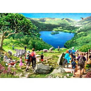 The House of Puzzles (4043) - "Lake View" - 1000 brikker puslespil