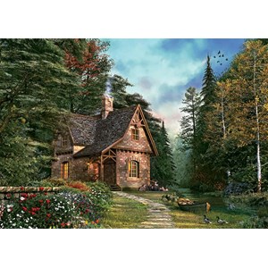 Art Puzzle (4621) - Dominic Davison: "Woodland Cottage" - 1500 brikker puslespil