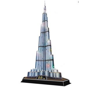 Cubic Fun (L133H) - "Burj Khalifa, Dubai" - 136 brikker puslespil