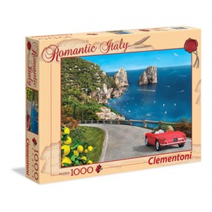 Clementoni (39357) - Dominic Davison: "Romantic Capri" - 1000 brikker puslespil