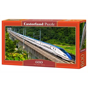Castorland (B-060146) - "The Fast Train" - 600 brikker puslespil