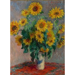 Grafika Kids (00456) - Claude Monet: "Bouquet of Sunflowers, 1881" - 300 brikker puslespil