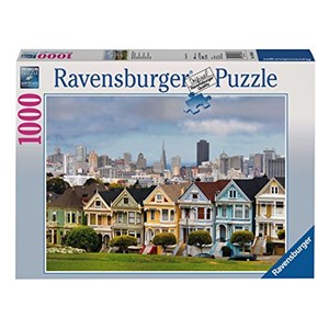 Ravensburger (19365) - "Painted Ladies, San Francisco" - 1000 brikker puslespil